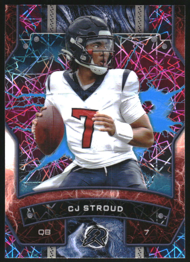 2024 Topps Resurgence Sky Blue and Pink Shock #41 CJ Stroud