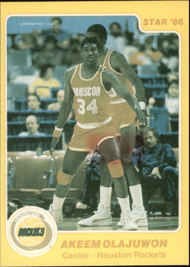 1985-86 Star #18 Hakeem Olajuwon !
