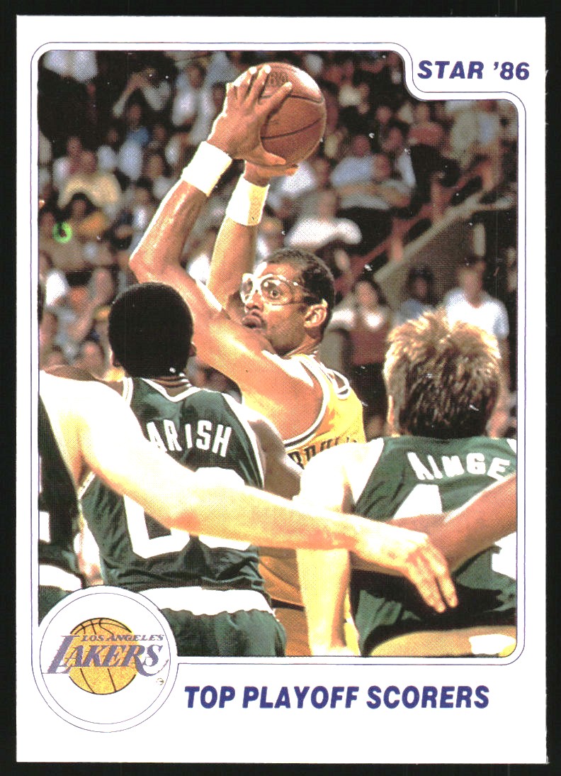1985-86 Star Lakers Champs #10 Kareem Abdul-Jabbar IA