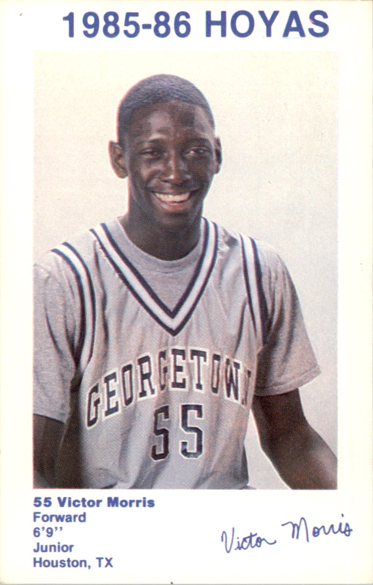 1985-86 Georgetown #12 Victor Morris