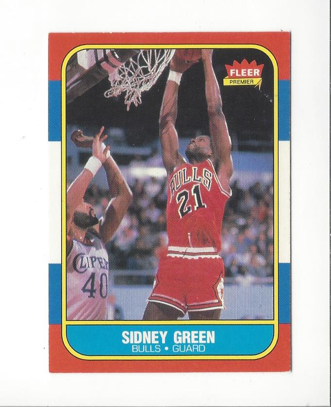 1986-87 Fleer #40 Sidney Green