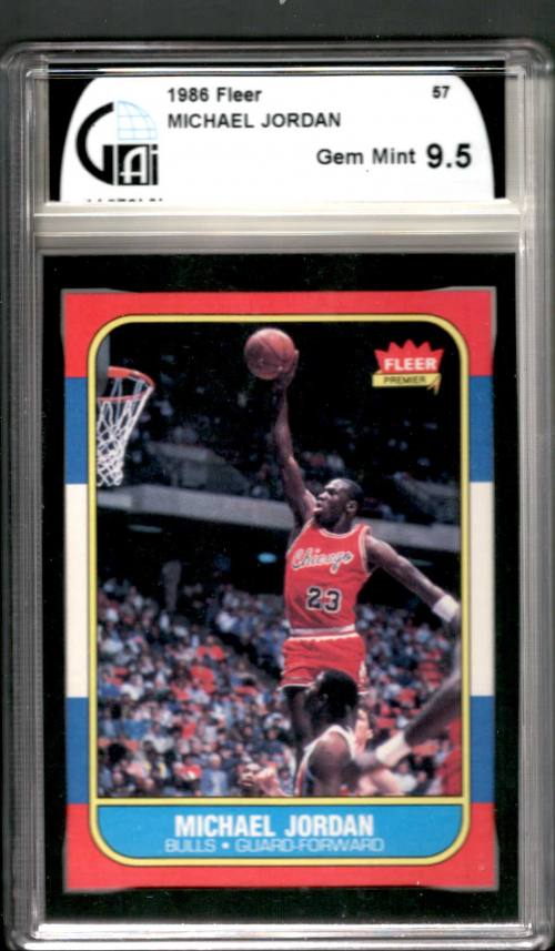 1986-87 Fleer #57 Michael Jordan RC