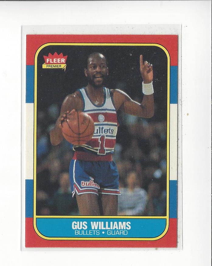 1986-87 Fleer #124 Gus Williams