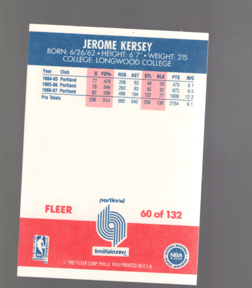 B6804- 1987-88 Fleer Bk Card #s 1-132 +Inserts -You Pick- 15+ FREE US SHIP - Picture 12 of 51