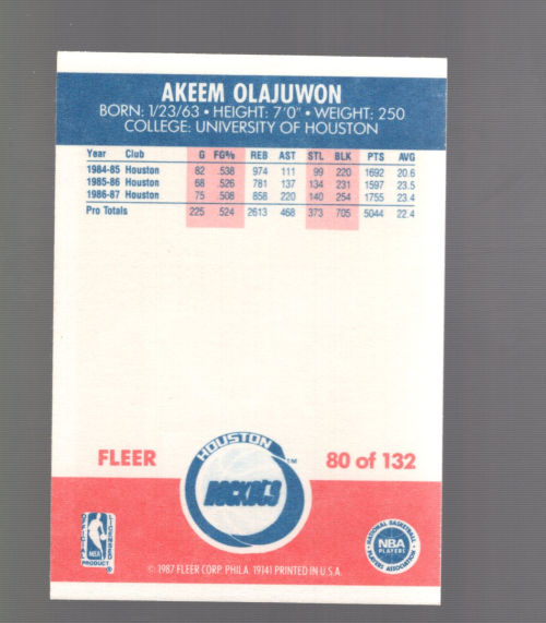 B6804- 1987-88 Fleer Bk Card #s 1-132 +Inserts -You Pick- 15+ FREE US SHIP - Picture 16 of 51