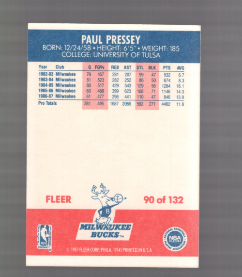 B6804- 1987-88 Fleer Bk Card #s 1-132 +Inserts -You Pick- 15+ FREE US SHIP - Picture 18 of 51