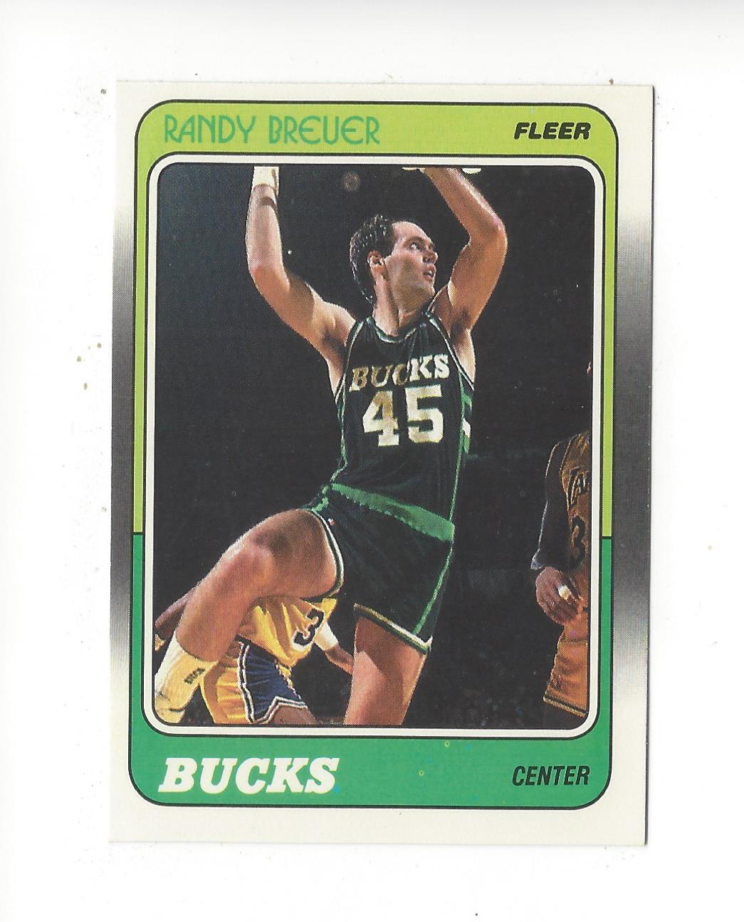 1988-89 Fleer #73 Randy Breuer RC