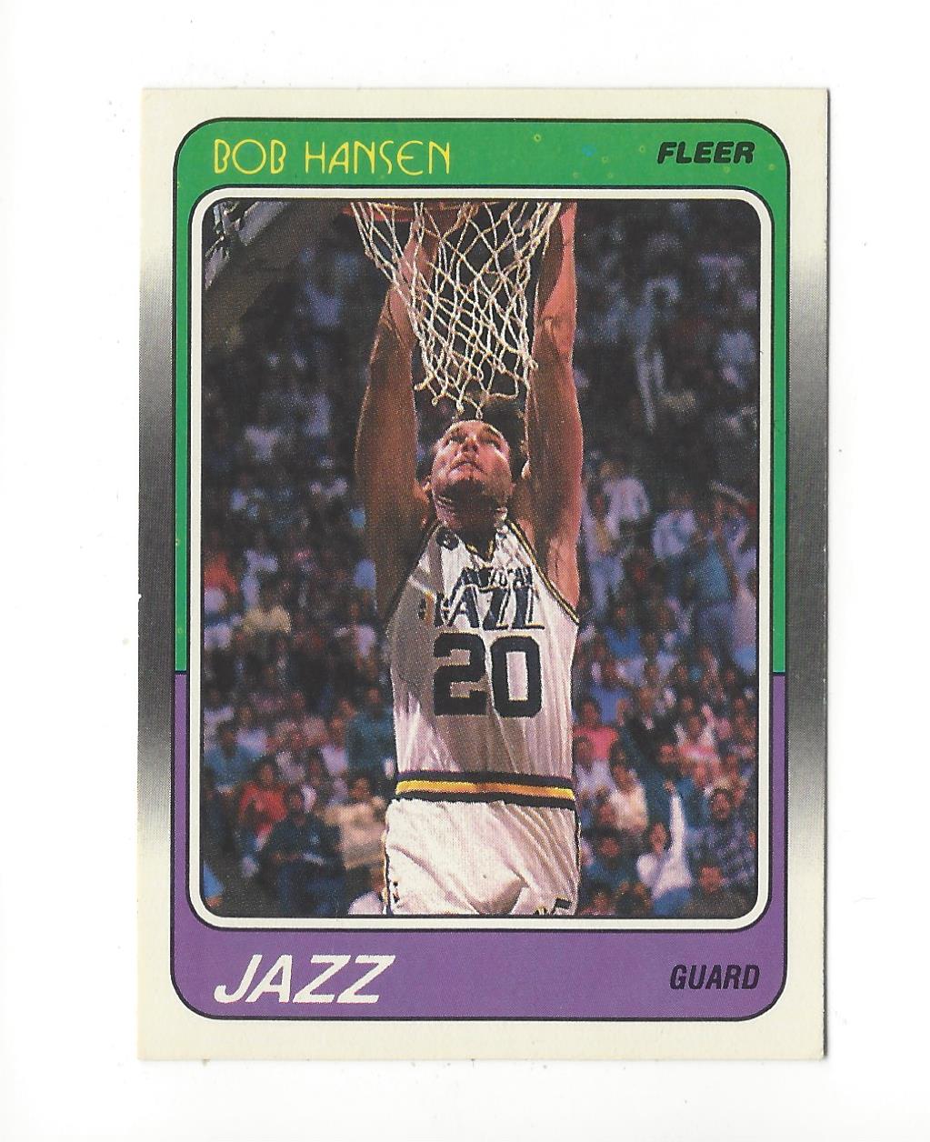 1988-89 Fleer #113 Bobby Hansen RC