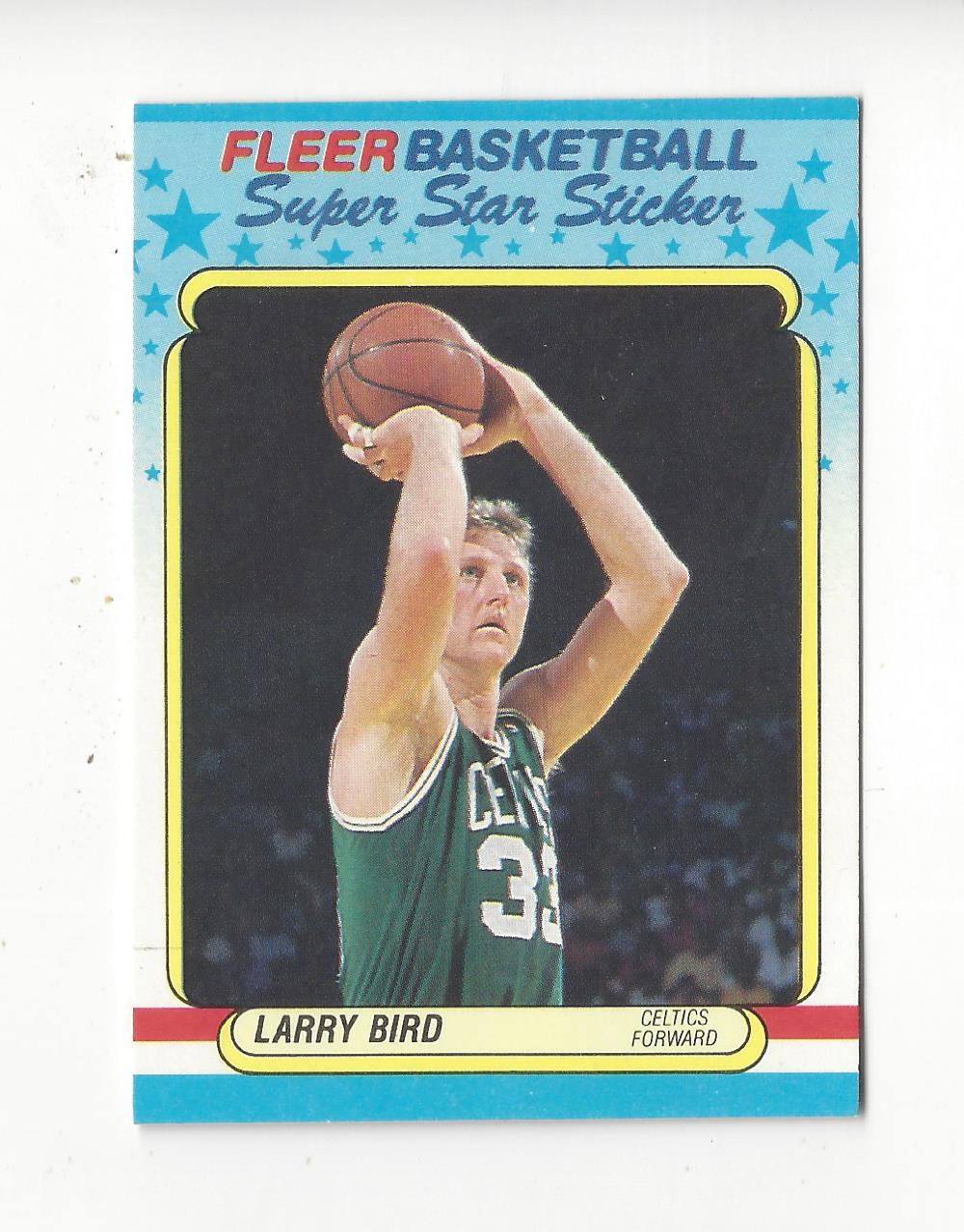1988-89 Fleer Stickers #2 Larry Bird