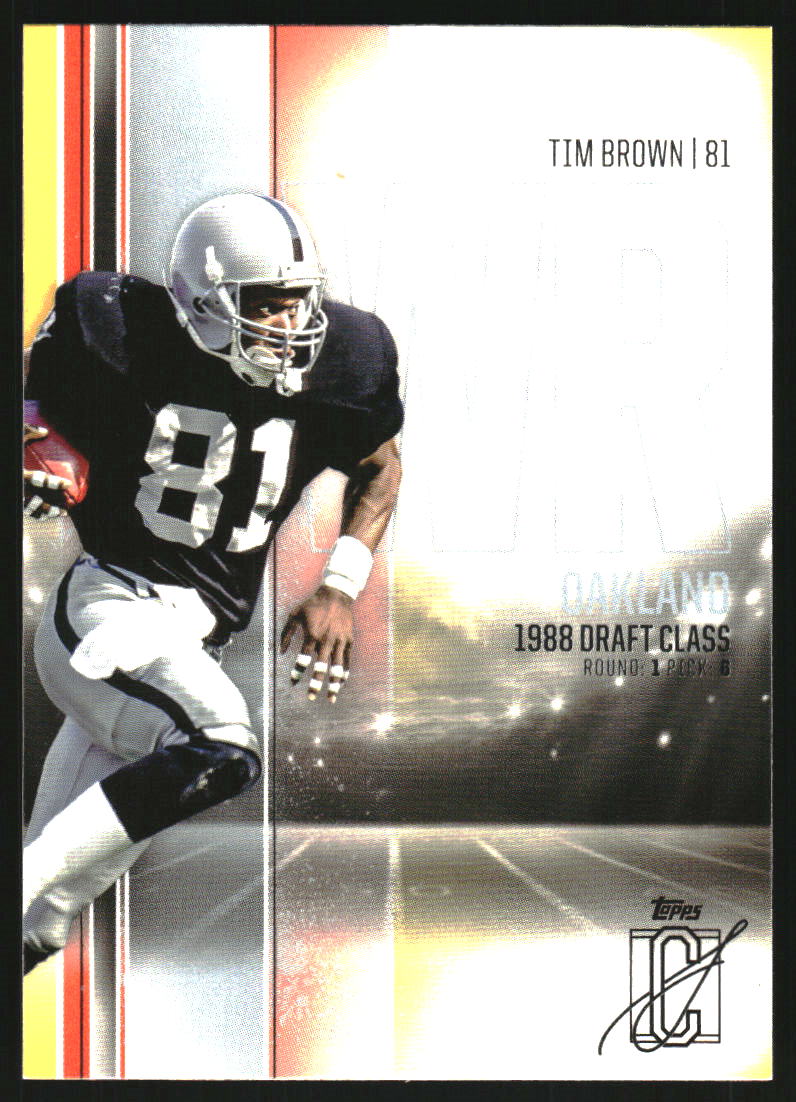 2024 Topps Signature Class Red and Yellow #40 Tim Brown