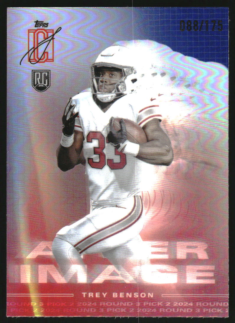 2024 Topps Signature Class After Image Indigo #AI-15 Trey Benson
