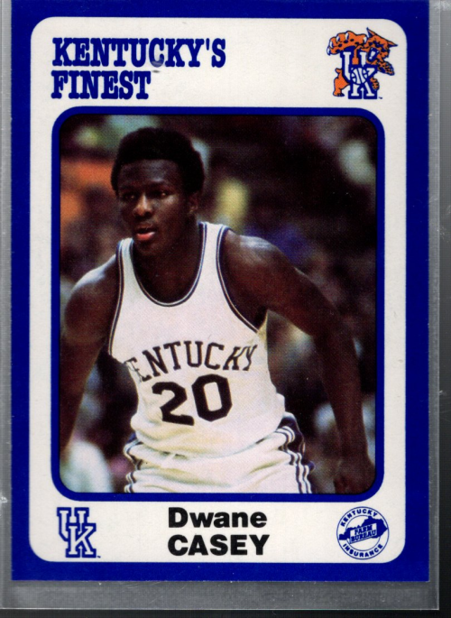 1988-89 Kentucky Collegiate Collection #201 Dwane Casey