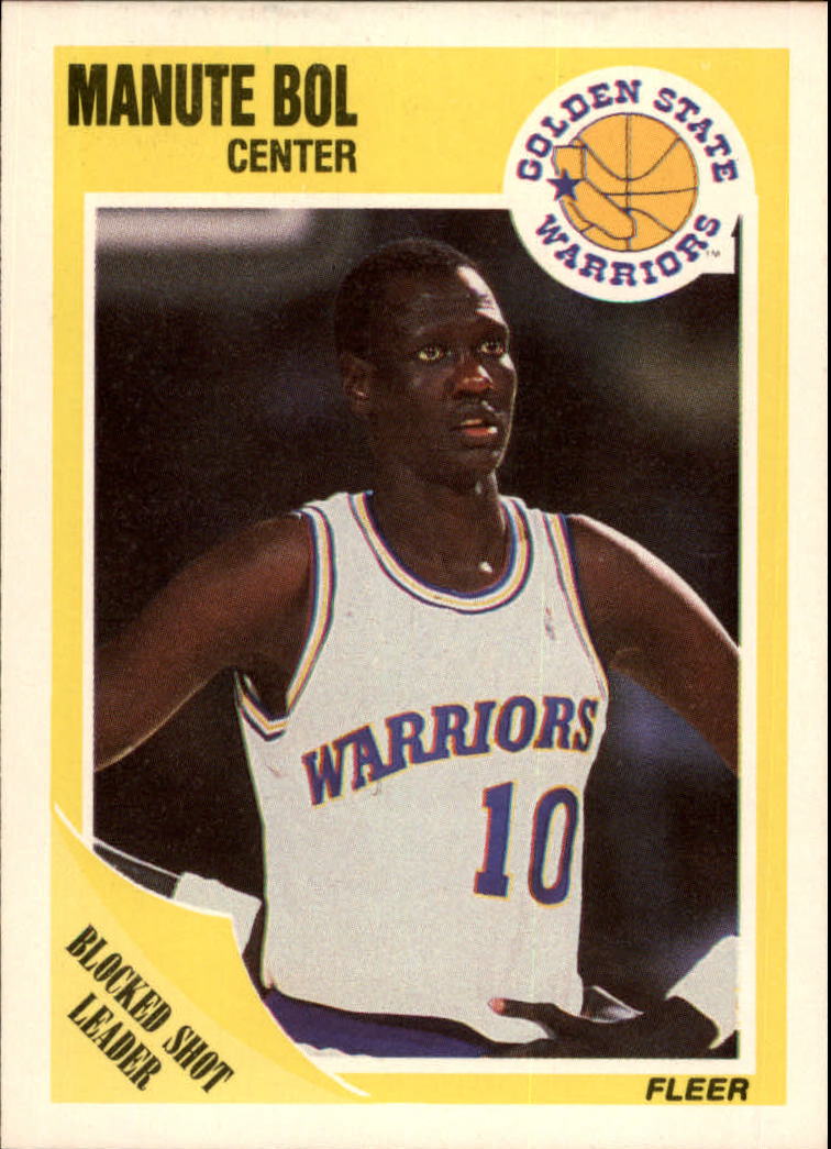  1989-90 Hoops Basketball #75 Manute Bol Golden State