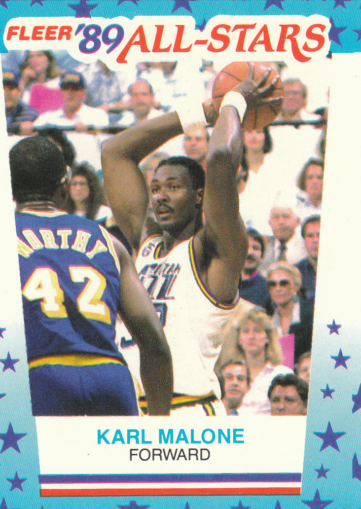 1989-90 Fleer Stickers #1 Karl Malone