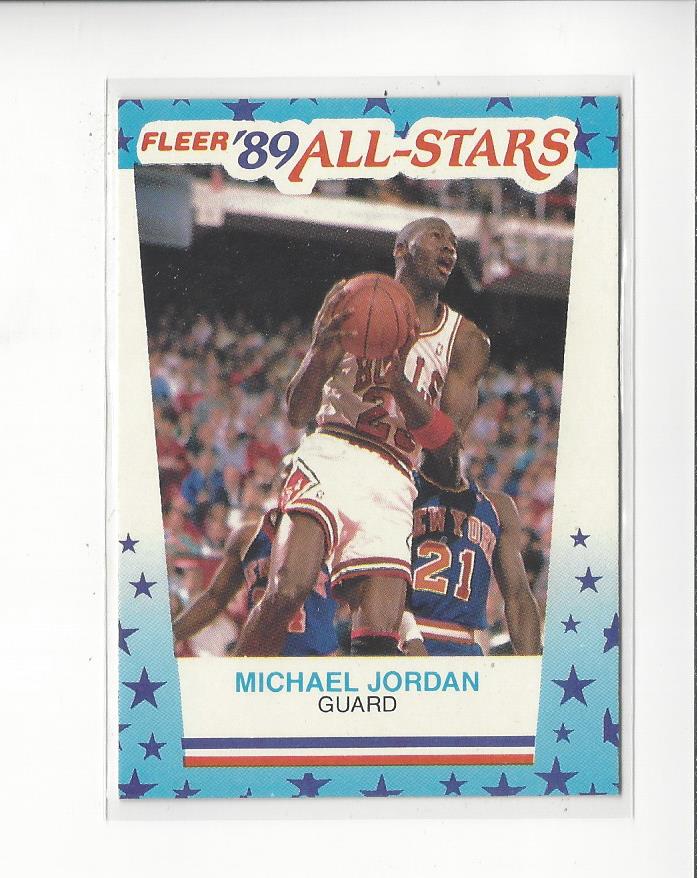 1989-90 Fleer Stickers #3 Michael Jordan