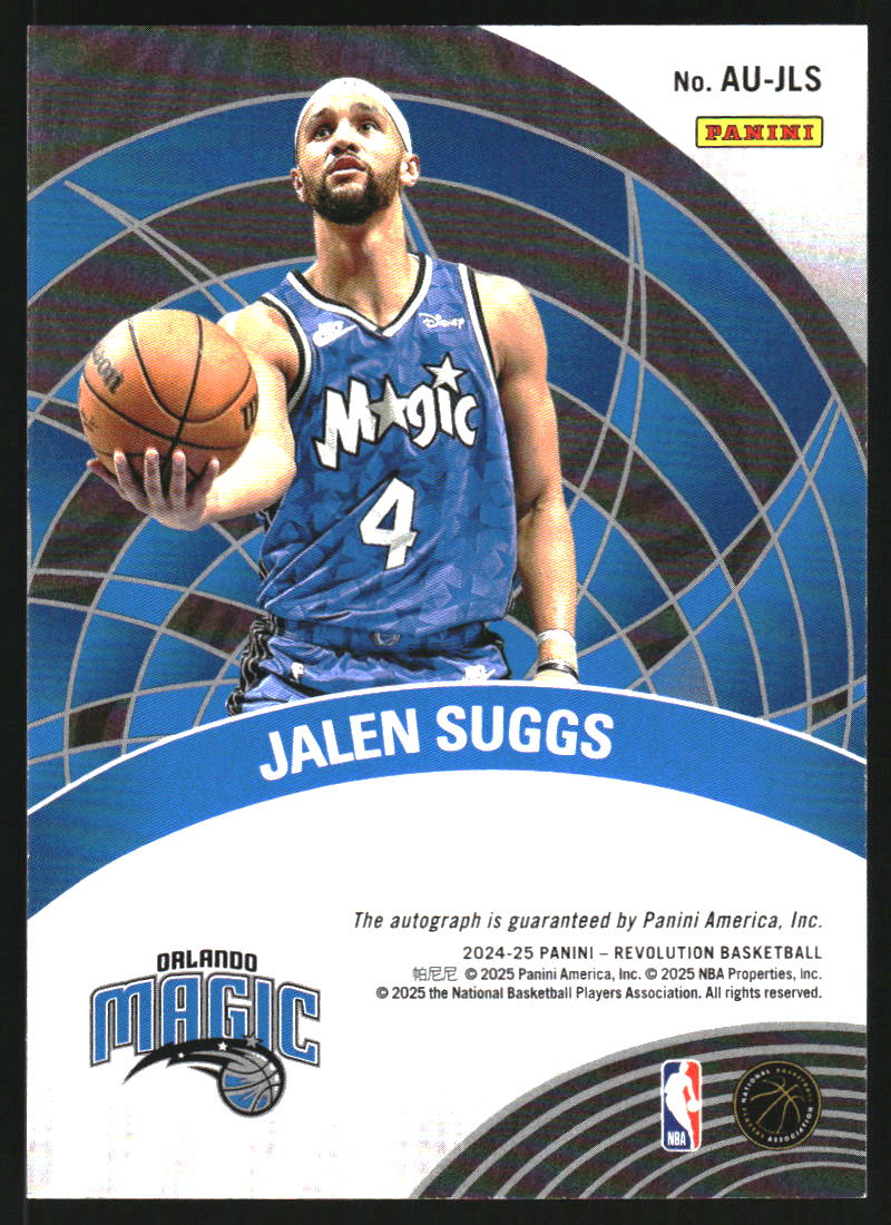 2024-25 Panini Revolution Autographs #17 Jalen Suggs on Fanatics
