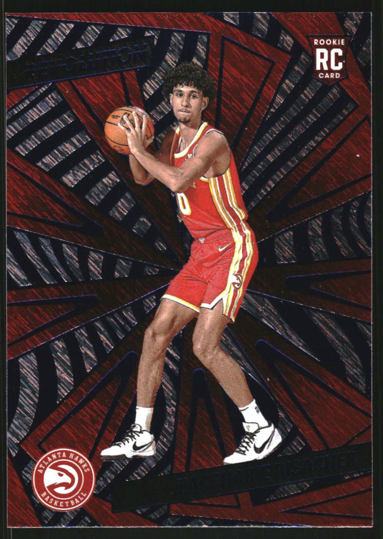2024-25 Panini Revolution Blue Storm #104 Zaccharie Risacher