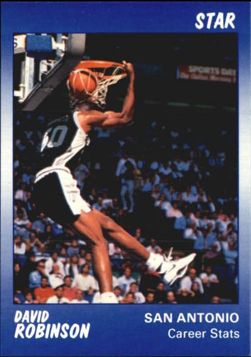  1991-92 Fleer Basketball #395 David Robinson San Antonio Spurs  TL Official NBA Trading Card From Fleer/Skybox : Collectibles & Fine Art
