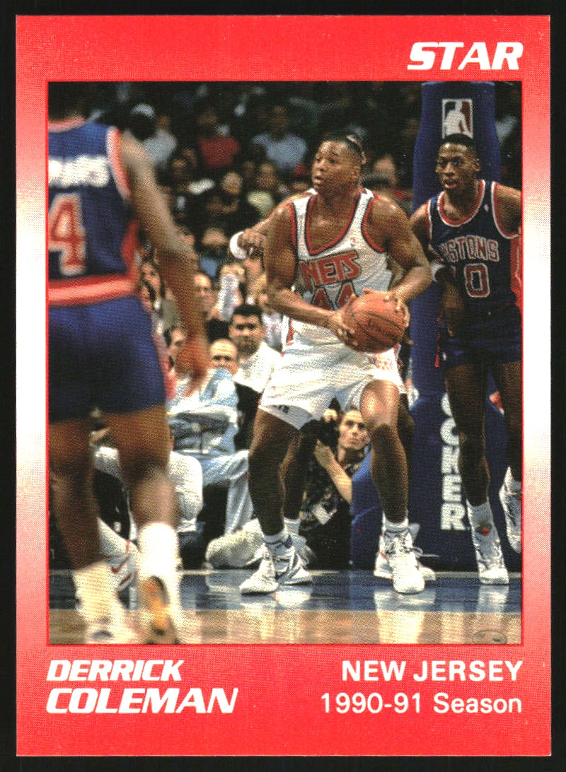 1990 Star Derrick Coleman II #3 Derrick Coleman/1990-91 Season