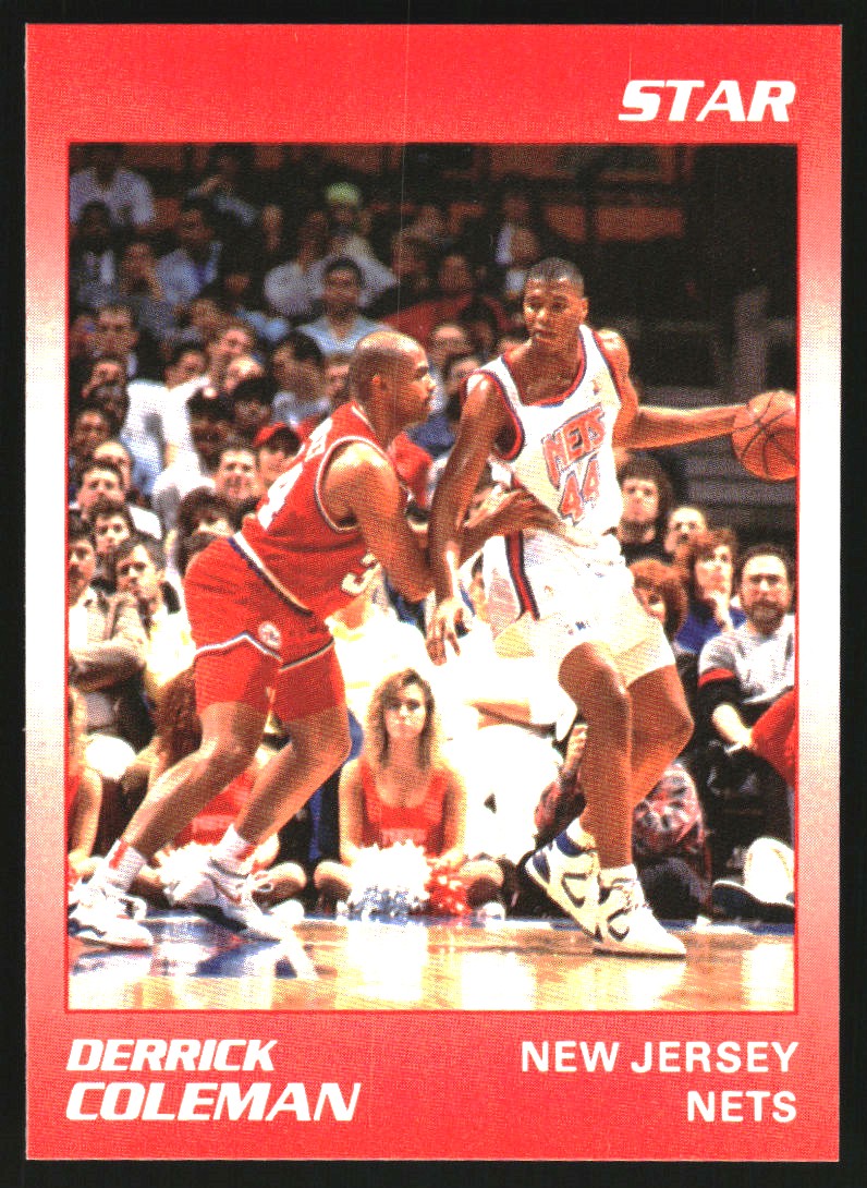 1990 Star Derrick Coleman II #9 Derrick Coleman/New Jersey Nets