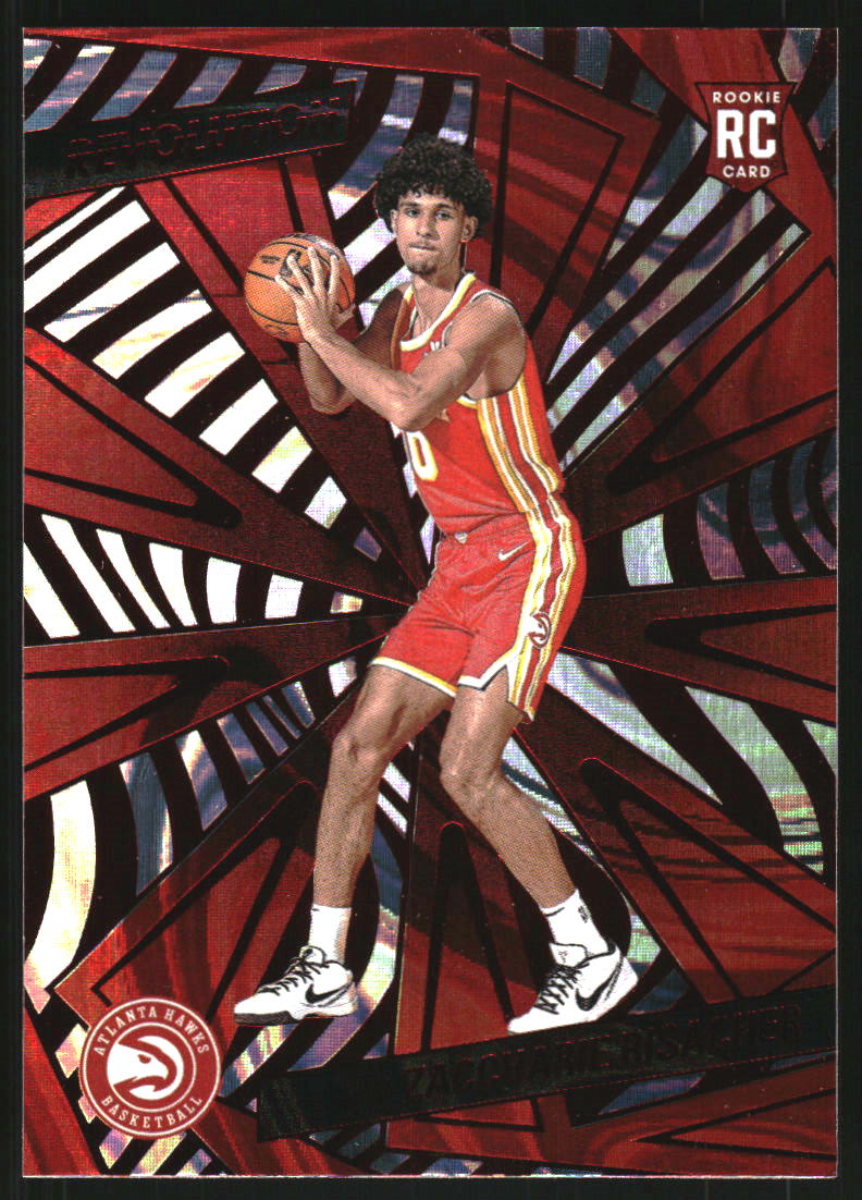 2024-25 Panini Revolution Red Swirl #104 Zaccharie Risacher