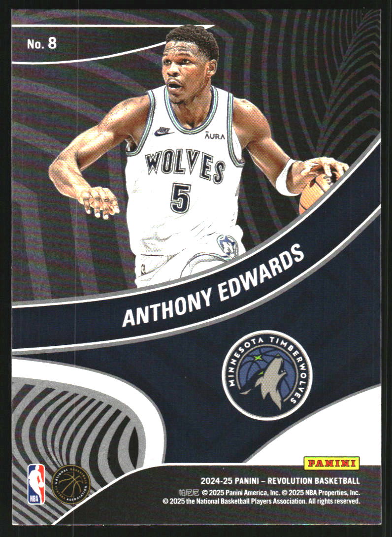 2024-25 Panini Revolution Showstoppers #8 Anthony Edwards
