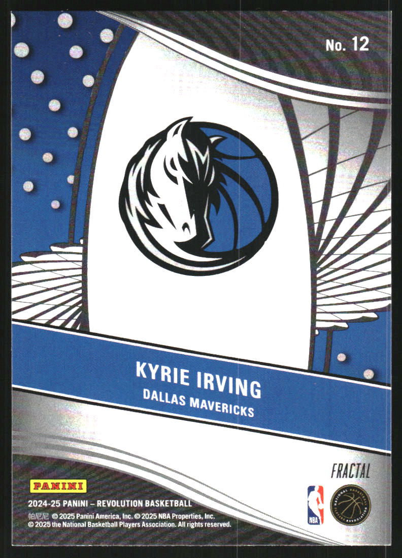 2024-25 Panini Revolution Supernova Fractal #12 Kyrie Irving