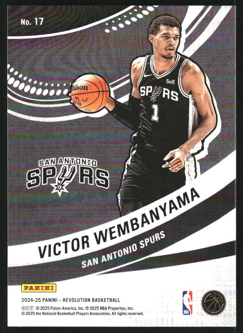 2024-25 Panini Revolution Vortex #17 Victor Wembanyama