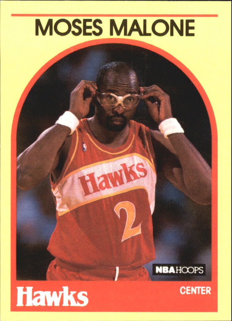 1990 Hoops 100 Superstars #4 Moses Malone