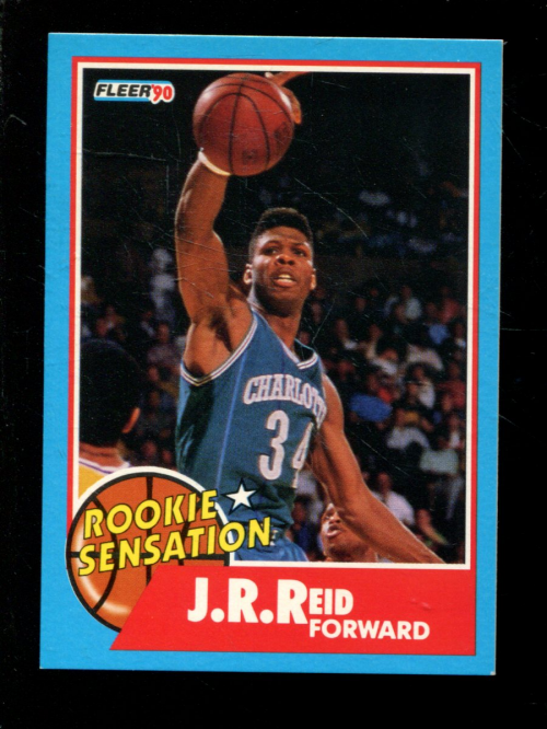 1990-91 Fleer Rookie Sensations #4 J.R. Reid