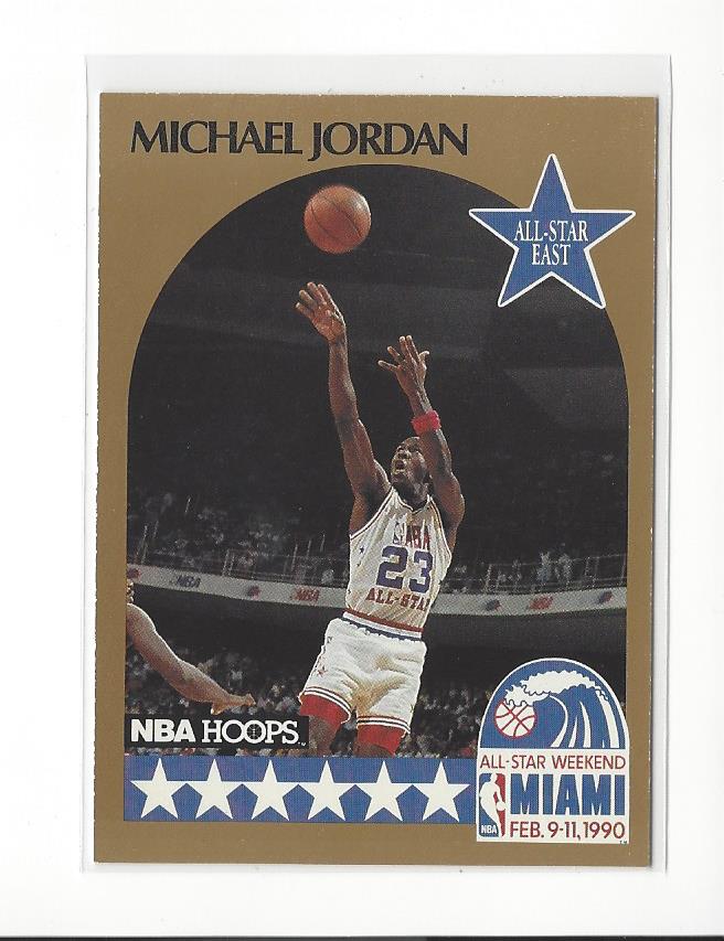 1990-91 Hoops #5 Michael Jordan AS SP UER/(Won Slam Dunk in/'87 and '88, not '86 and '88)
