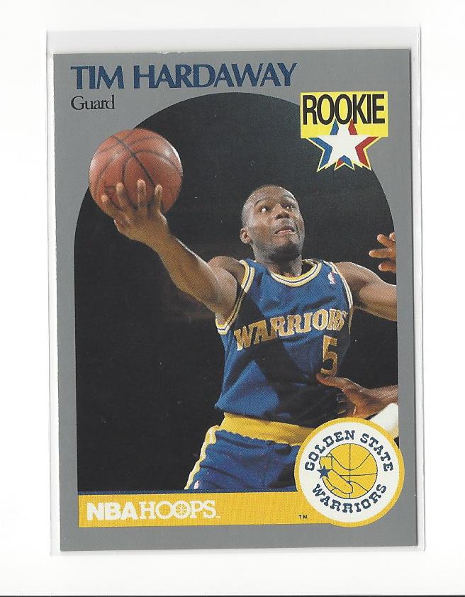 1990-91 Hoops #113 Tim Hardaway RC