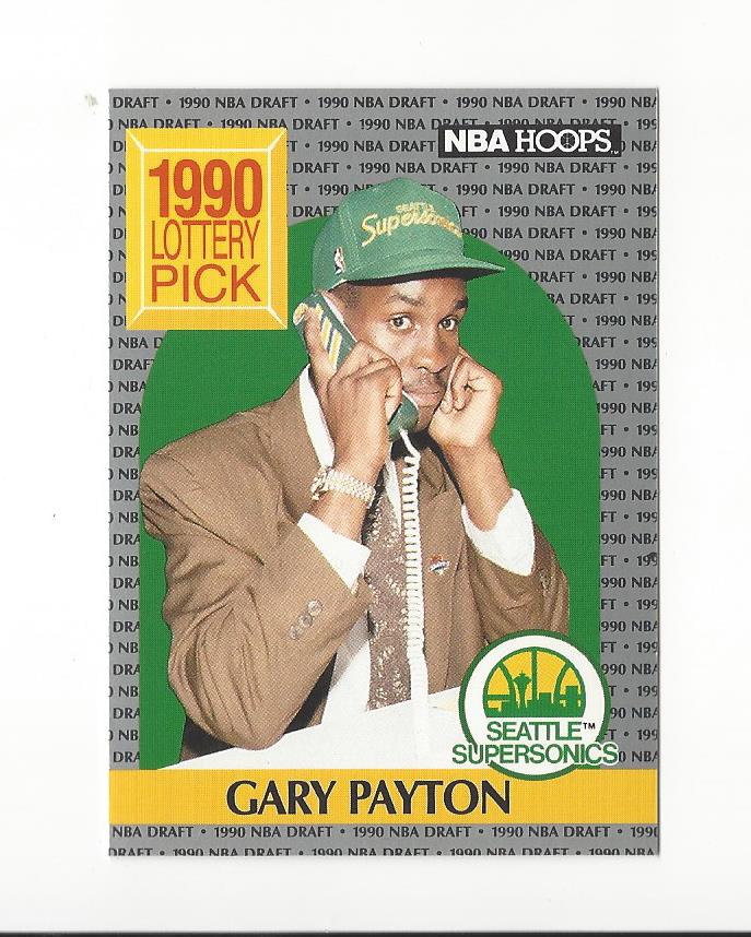 1990-91 Hoops #391 Gary Payton LS RC