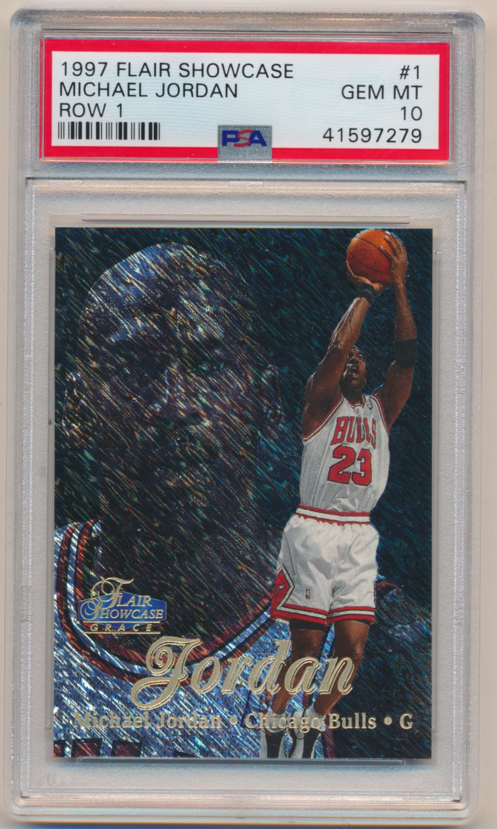 1997-98 Flair Showcase Row 1 #1 Michael Jordan PSA 10 Gem - Gem Mint (10) -  Burbank Sportscards | Beckett Marketplace