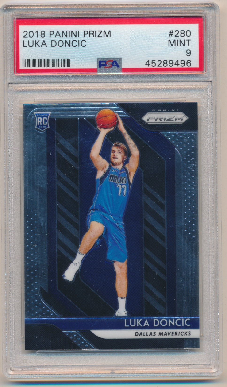 2018-19 Panini Prizm #280 Luka Doncic Rookie PSA 9 - Mint (9