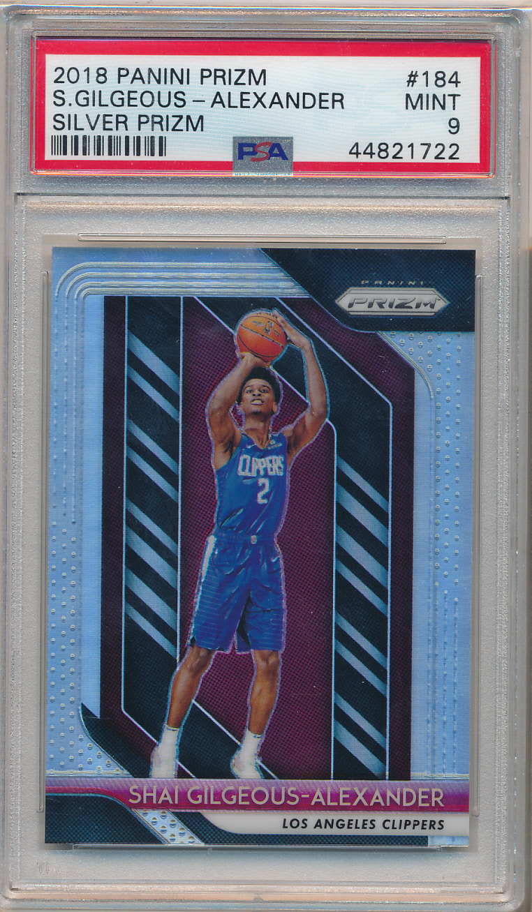 2018-19 Panini Prizm #184 Shai Gilgeous-Alexander Silver