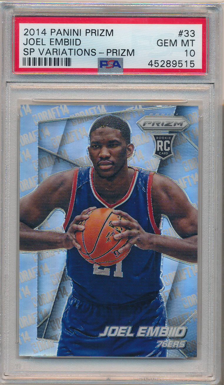 2014-15 Panini Prizm SP Variations Silver #33 Joel Embiid Rookie