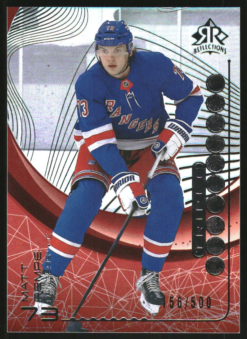2024-25 Upper Deck Triple Dimensions Reflections Ruby #TDR7 Matt Rempe /500