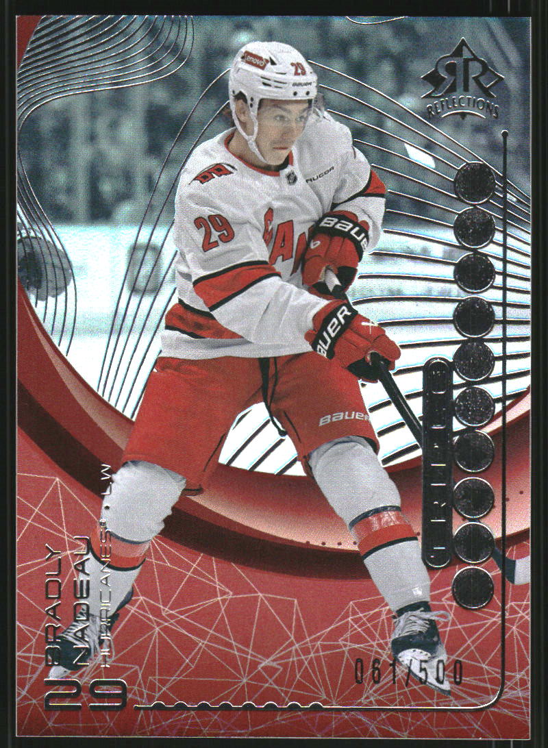 2024-25 Upper Deck Triple Dimensions Reflections Ruby #TDR20 Bradly Nadeau /500