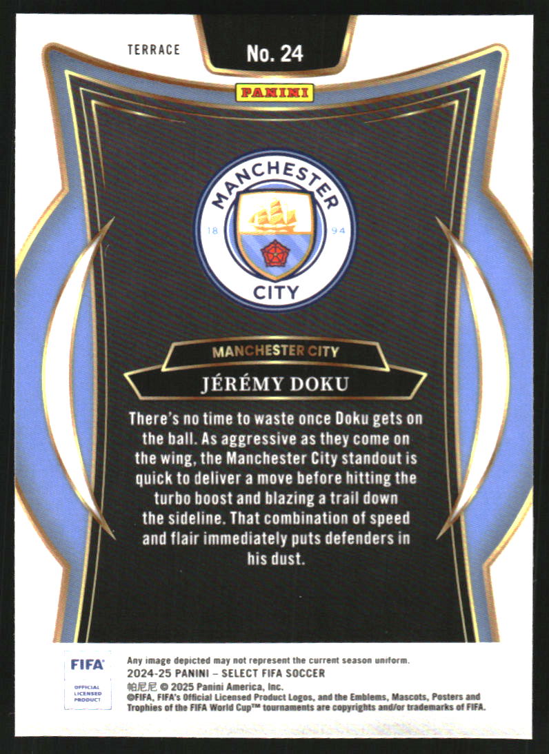 2024-25 Select FIFA #24 Jeremy Doku