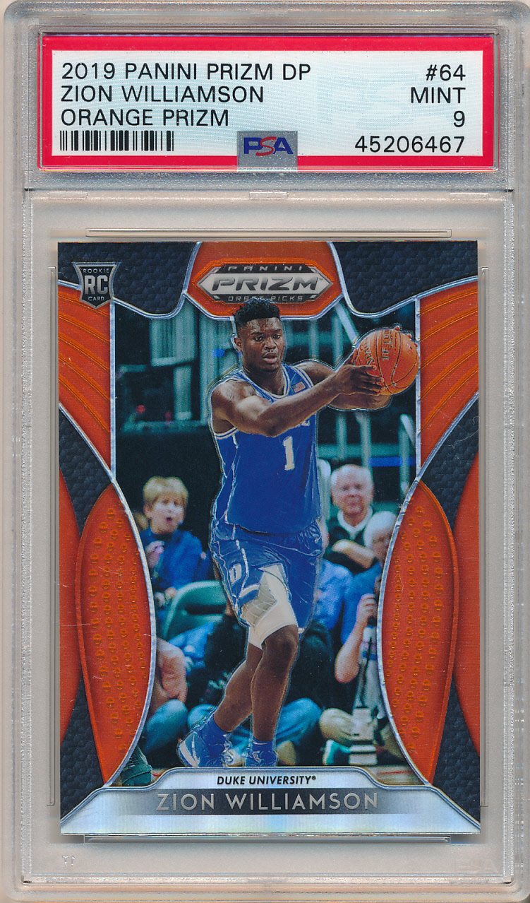 2019-20 Panini Prizm Draft Picks Zion Williamson Rookie RC