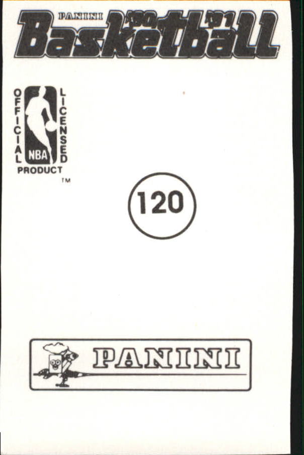1990-91 Panini Stickers #120 Kenny Smith back image