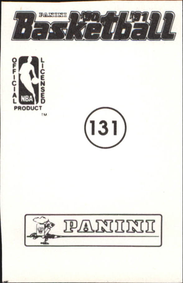 1990-91 Panini Stickers #131 Johnny Dawkins back image