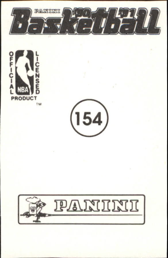 1990-91 Panini Stickers #154 Rony Seikaly back image