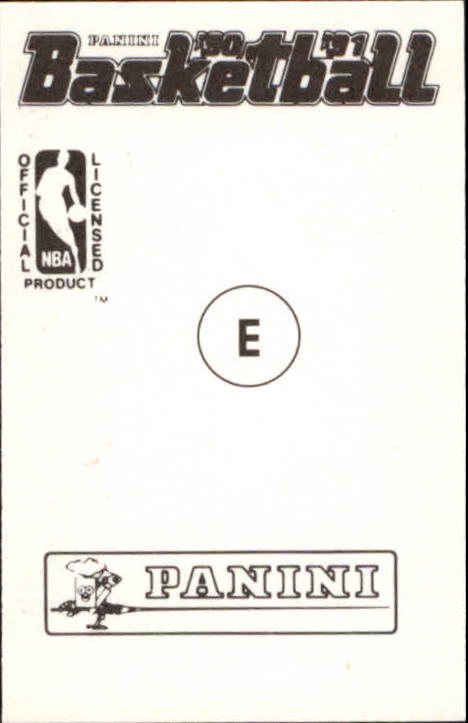 1990-91 Panini Stickers #E James Worthy AS back image
