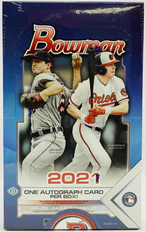2021 BOWMAN Baseball HOBBY Box