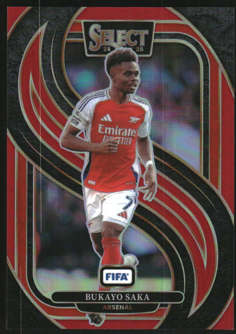 2024 Select Terrace FIFA Red Wave Bukayo Saka /59 #66 PSA 8 NM-MT