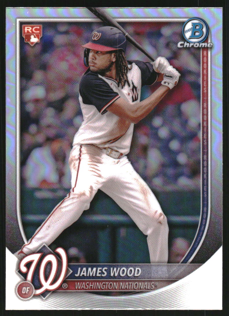 2025 Bowman Chrome Red Rookie Logo #29 James Wood