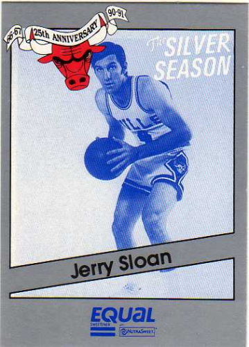 1990-91 Bulls Equal/Star #14 Jerry Sloan