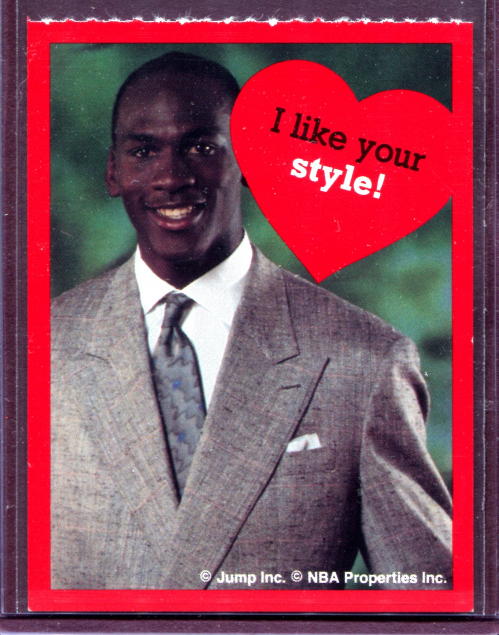 1991 Cleo Michael Jordan Valentines #4 
